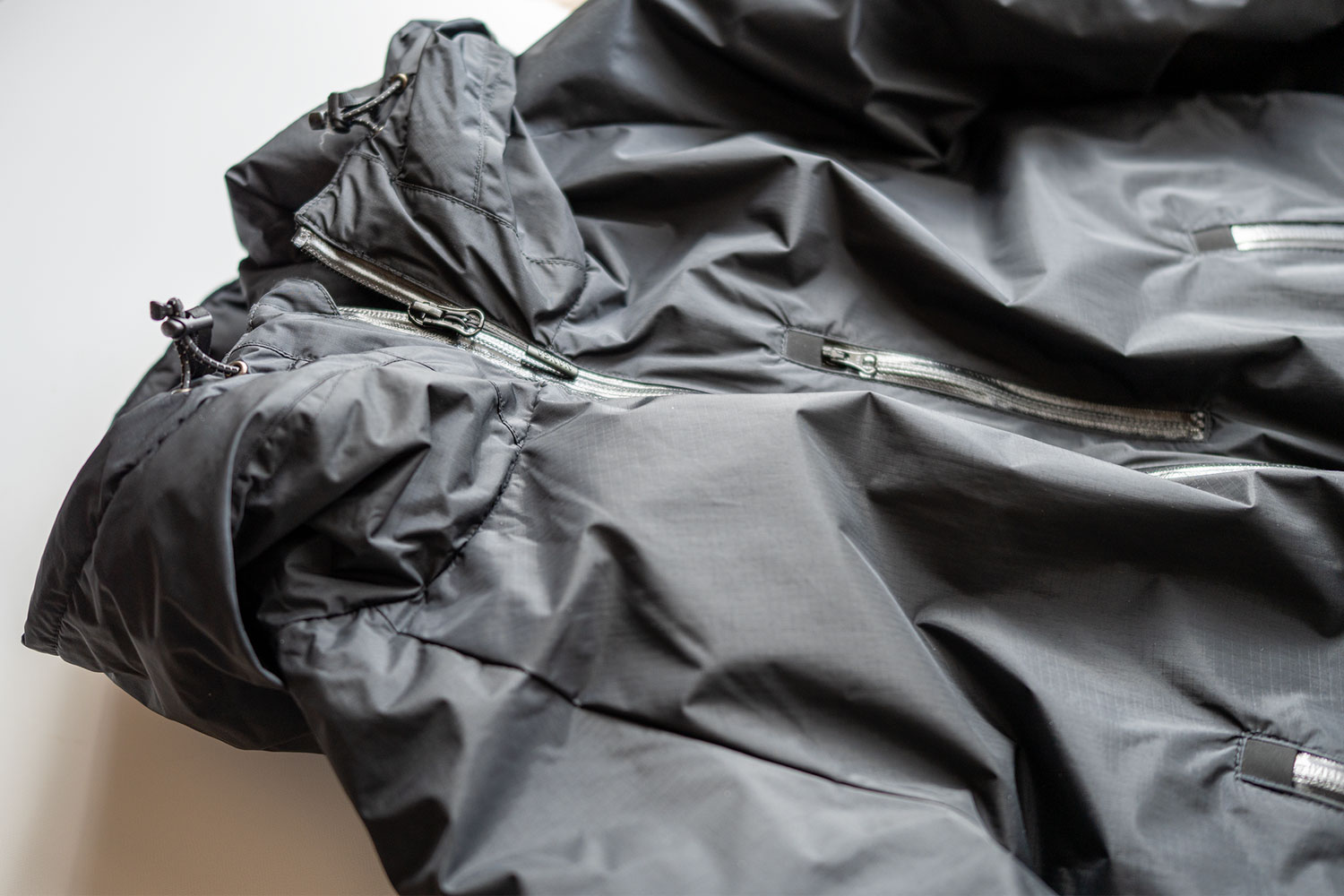 ナンガオーロラテックスダウンジャケット着用感