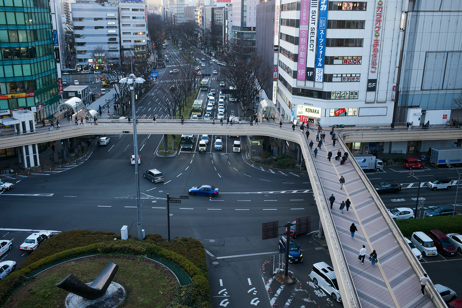 仙台駅からのスナップ